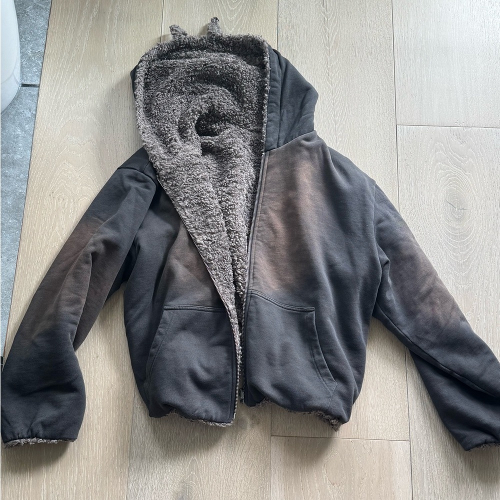 Cozy Sherpa-Lined Zip Hoodie